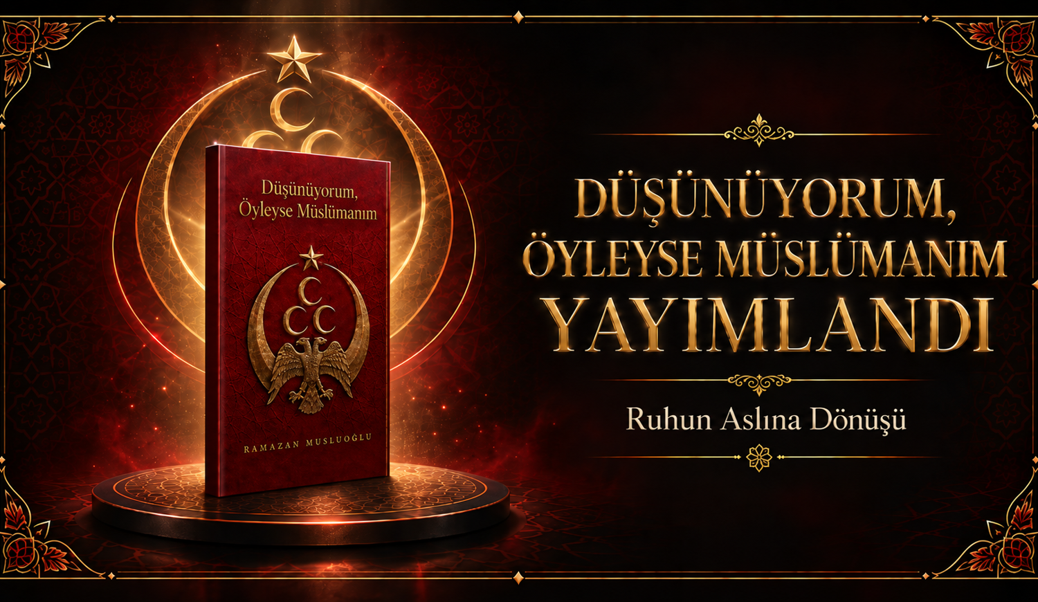 "Düşünüyorum, Öyleyse Müslümanım" Kitabı Yayımlandı
